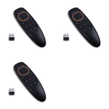 3X G10S Luft Maus Sprach Fern Bedienung 2.4G USB Empfänger für Android TV BOX PC Gyro Sensing  Drahtlos  Fernbedienung