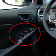 3X Auto-Verkleidung für Fensterheberschalter Vorne 74232-06490 7423206490 für Camry 2012-2017 Armlehnenverkleidung LHD