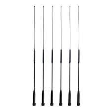 6X RH-901S Antenna VHF UHF 144/430/900MHz MALE Dual-Band Antenna for Walkie-Talkie  UV-3R Two-Way Walkie-Talkie