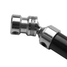 2Pcs Metal Rear Center Drive Shaft CVD Shaft for 1:12 12428 12423 RC Car Short Course Desert Buggy Off-Road Black