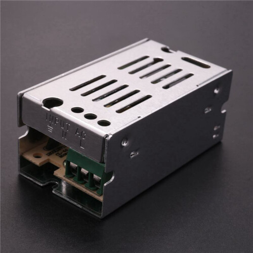 3X Spanningstransformator Voeding AC 110/220V Naar  12V 1A Zilver 2