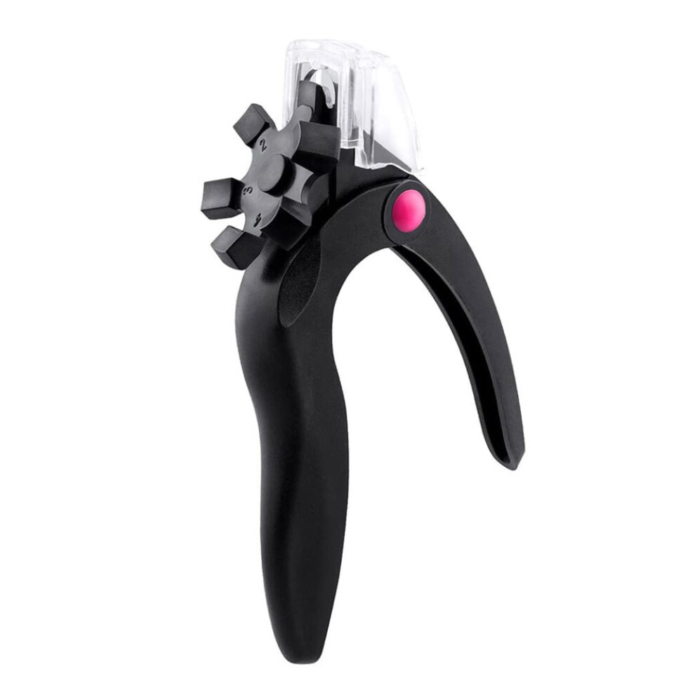 Acrylic Nail Clipper UShaped Nail Edge Trimmer with Safety Cap for Precise False Tip Cutting