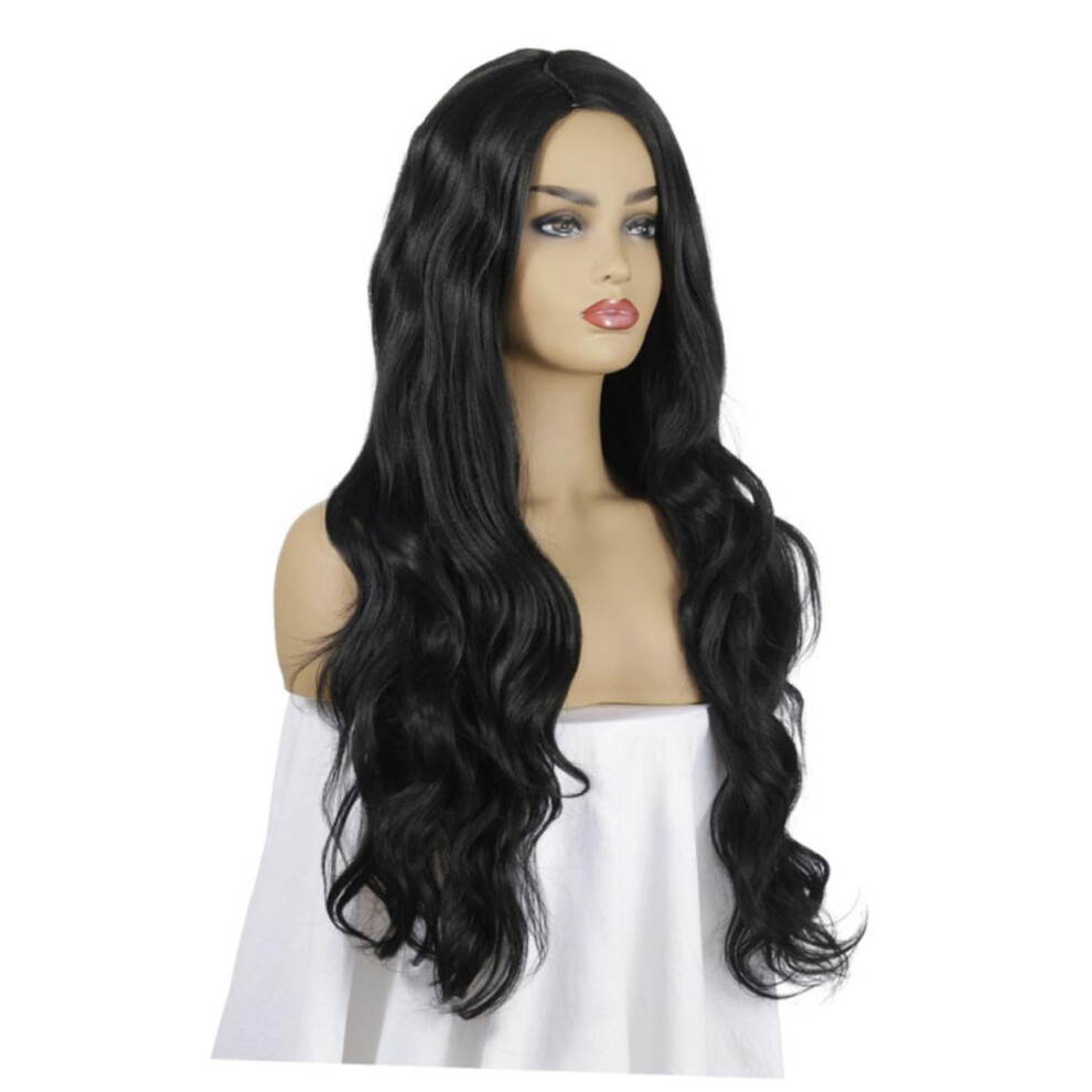 Unisex Long Curly Wig For Women Synthetic Hairpiece With Durable Curls For Cosplay And Daily Wear