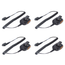 4X Microfone Portátil PTT para HYT PD702 PD700 PD700G PD780 PD780G PD780GM PD782 Walkie Talkie Rádio Bidirecional