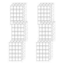 20 Pages de Collecte de Pièces de Monnaie Poche avec 9 Trous pour Pochettes Collecte D'Album de Pièces de Monnaie pour la Plupart des Badges de