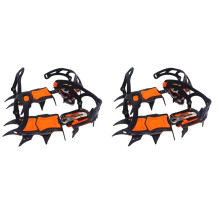 12 Teeth Professional Crampons Shoe Covers Spike Cleats Outdoor Rock Climbing Ice Fishing Snowshoeing Equipment