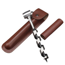 Enhanced Tools 10'' Hand Auger Wood Drill, Settlers Wrench for Efficient Drilling Outdoor Survival Gear