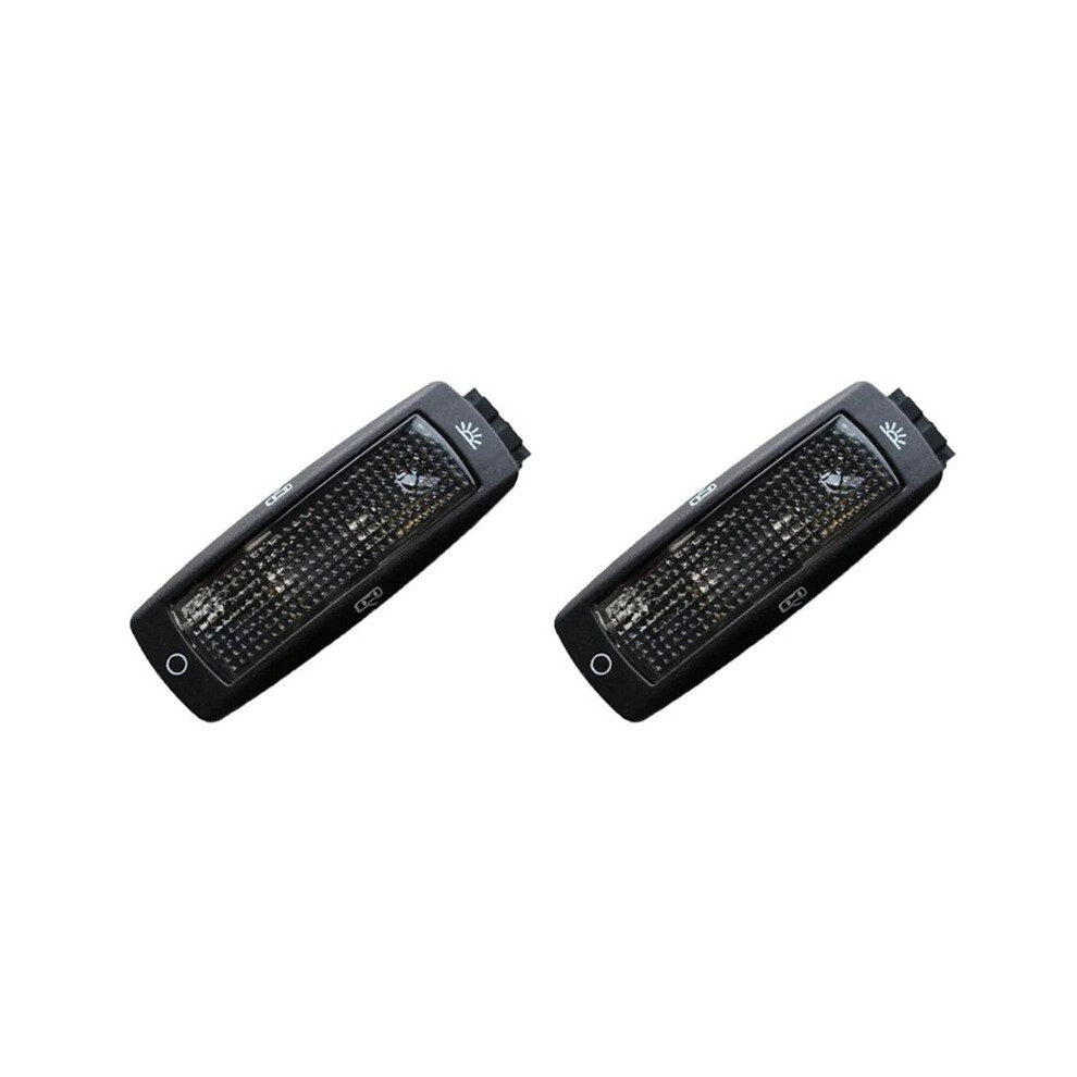 3B0947291 2Pcs Rear Reading Map Dome Ceiling Lamp For 1998-2005 Beetle Bora Superb 3B0947291b Black/Light 6032950644953