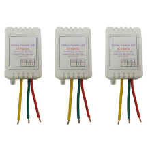 3X 1-480Min Timer Regolabile Ritardo Disconnessione Controller AC 110V 220V Ritardo Accensione OFF Relè Interruttore 7A Tensione Uscita B
