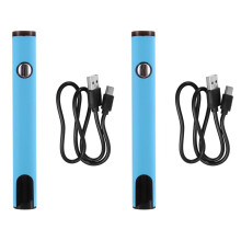 2X 510 Thread Battery Cart Pen Headless Electric Soldering Iron with Adjustable Temperature Soldering Iron Sky