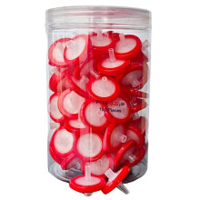 Syringe Filters with Hydrophobic PTFE Membrane, 100PCS, 0.22um Pore Size, 25mm Disc, Non-Sterile, High Throughput