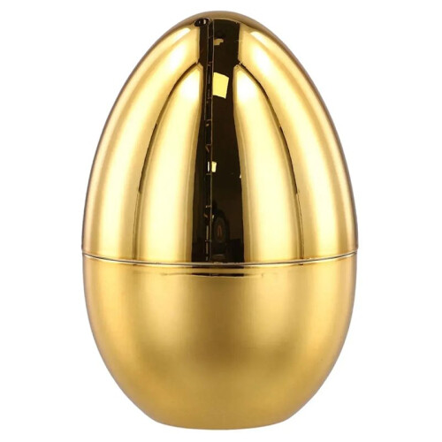 1pcs  Egg-Shaped Toothpick Jar Electroplating Plastic Toothpick Box Storage Box Ornaments Home Decoration
