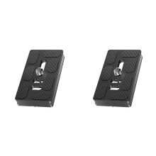 2X PU-70C Plaque de Trépied Universelle à Dégagement Rapide pour Appareil Photo Reflex Numérique Arca Swiss Ballhead Tripod
