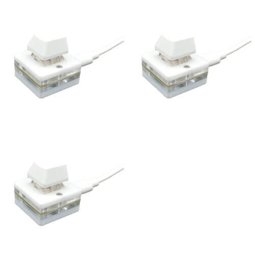 3X 1-Key Shortcut Keyboard USB Custom Programmable Macro Keyboard Hot Key Mouse One Key Button RGB  Keypad