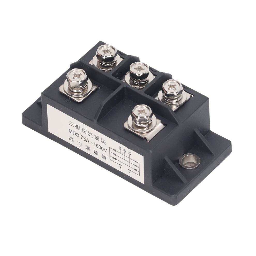 75A 1600V 5-Terminal Abs Brass Bridge Rectifier Power Module 7651389774391