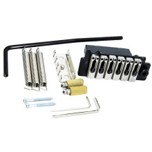 52.5mm String Spacing 2-Point Steel Saddles Tremolo Bridge with Full Steel Block for Strat Electric Guitar
