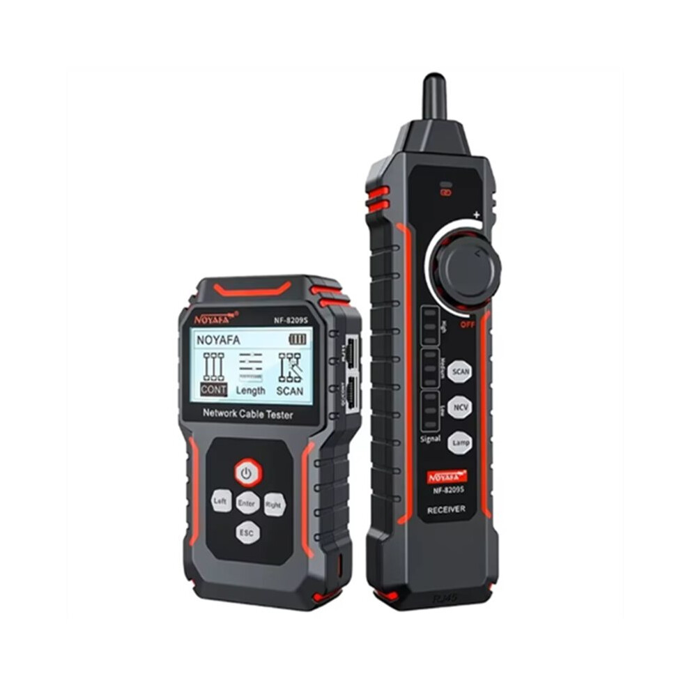 Saudism Noyafa Nf-8209S Network Cable Tester Cable Tracker For Cat5 Cat6 Poe Tester Detect Length Continuity Test With Ncv & Lamp