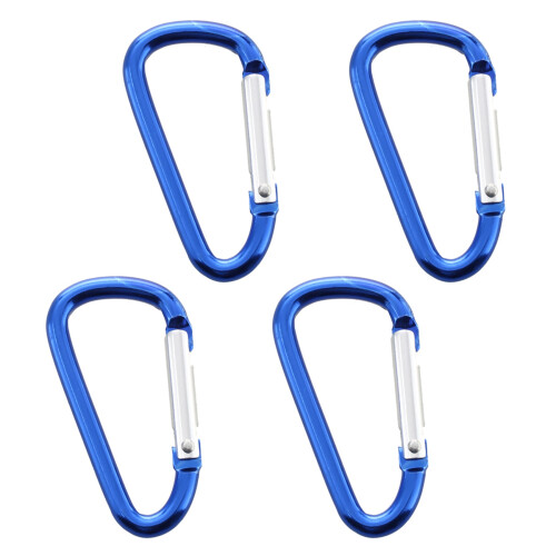 4X  Pear Shaped Carabiner for Camping