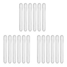 Rubber Chair Wall Protector From Chair Back,18 Pack Clear Furniture Bumpers Silicone Cabinet Door for Shower Doors