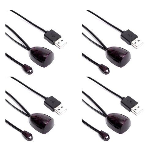 4X IR Extender Infrared IR Remote Control Receiver USB IR Receiver Adapter Transmitter