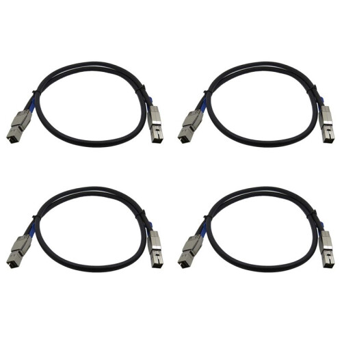 4X  SAS Digh Density Transfer Cable  SAS SFF-8644 to SFF-8644 Server External Hard Disk Data Cable