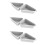 3PcsTriangular Silicone Cake Box, Mille Crepe Box, Sandwich, Reusable, Cake Packaging, Baking & Pastry Packaging Gray 2