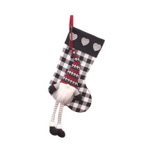 Multipurpose Cloth Christmas Stocking66x28cm with Durable Design and Hanging Rings for Holiday Decor