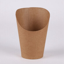 400Pcs Disposal Take-Out Party Dessert Supplies Baking Cakes Egg Puff Paper Cups Holder, 300Ml (Brown)