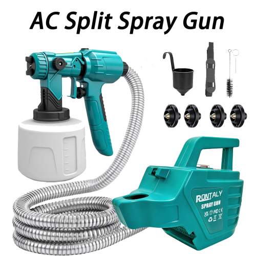 1400ml AC Split-Type HVLP Paint Sprayer, Spray Gun, 3 Adjustable Modes