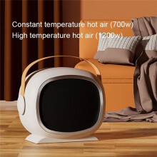 Chauffage Soufflant Électrique Portable, Radiateur Personnel, Appareil à Air Chaud D'Hiver avec Vent Chaud, Prise UE
