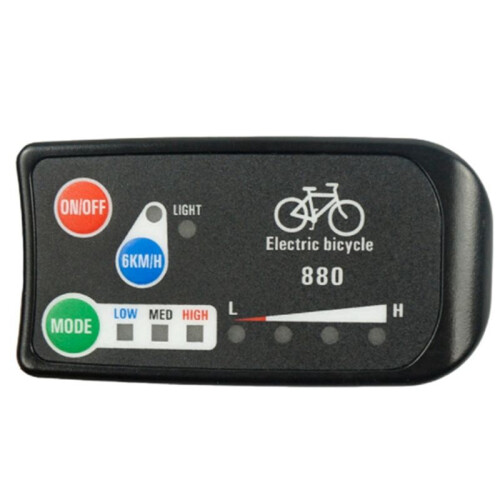 5X Electric Bicycle Display 36V 48V Ebike Ligent Control Panel Lcd Display LED880 Waterproof Controller for KT 2