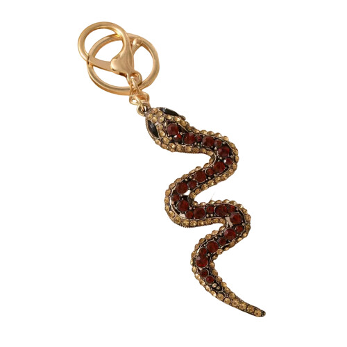 (Champagne) Rhinestone Snake Keychain - Party Gift Essentials
