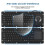 Industrial USB Touch Board Keyboards with Touchpad and High Durability Trackpad for Medicals and Security Systems 2