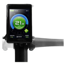 Electric Bicycle Color Display KT TF02S 24V 36V 48V Intelligent Control Panel Display Ebike Kit Waterproof Plug