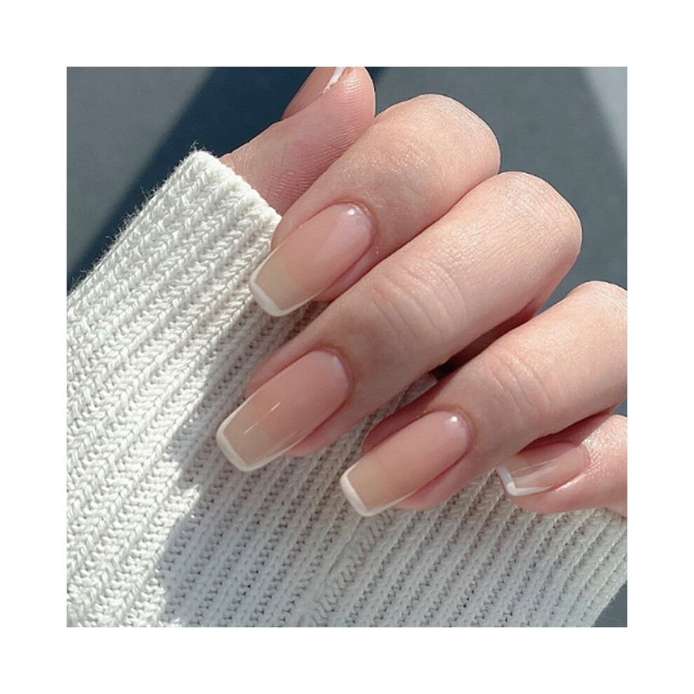 Phui-Pet-Supplies 24Pcs Yellow False Nails - Fashion Manicure Patch