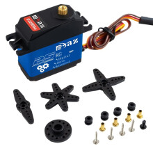 RCXAZ High Speed Metal Gear Digital Servo 25KG Torque Servos À Prova D'Água para RC Car Crawler Truck Robot