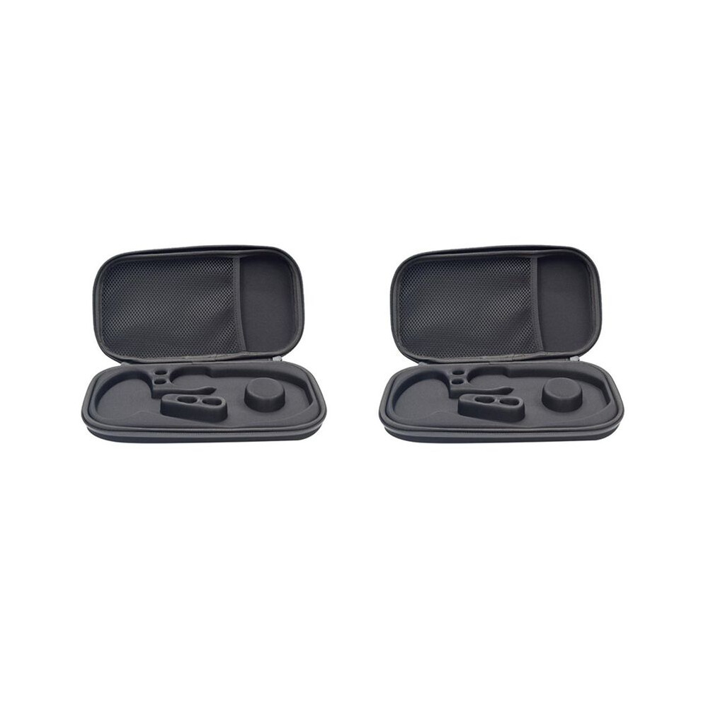 2X Eva Hard Shell Portable Stethoscope Box Carry Travel Case Bag For Pen Organizer Flashlight Tweezers Tape, Black 6031363966799
