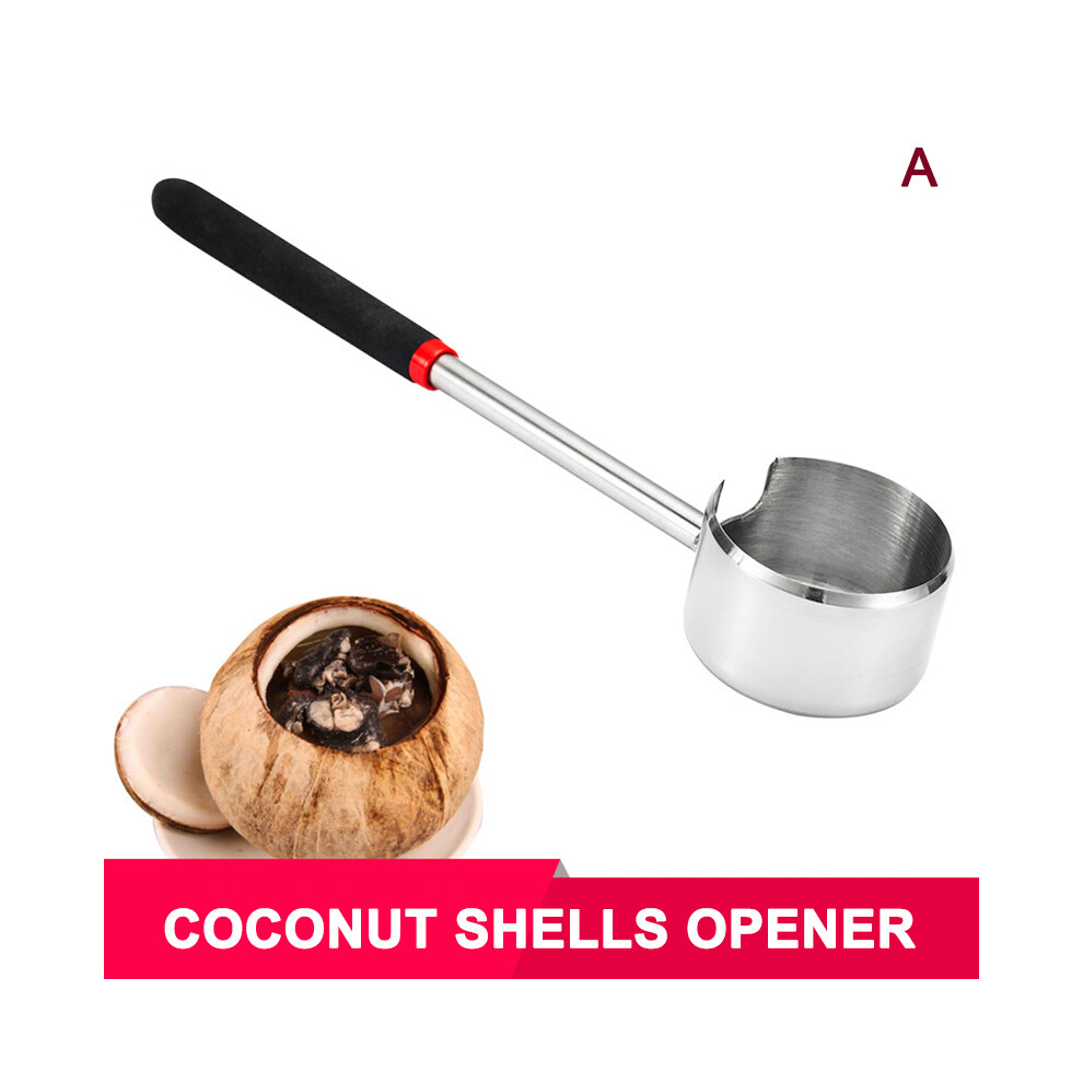 (A) Stainless Steel Coconut Opener Tool For Fresh Coconuts 6425207767060