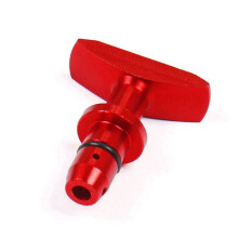 2X RED 1999-2011 Billet Oil Dipstick Handle Dip Stick for Oil Caliper Mustang V8 GT500