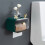 Waterproof Toilet Paper Holder, HIPS, Wall-Mounted 3