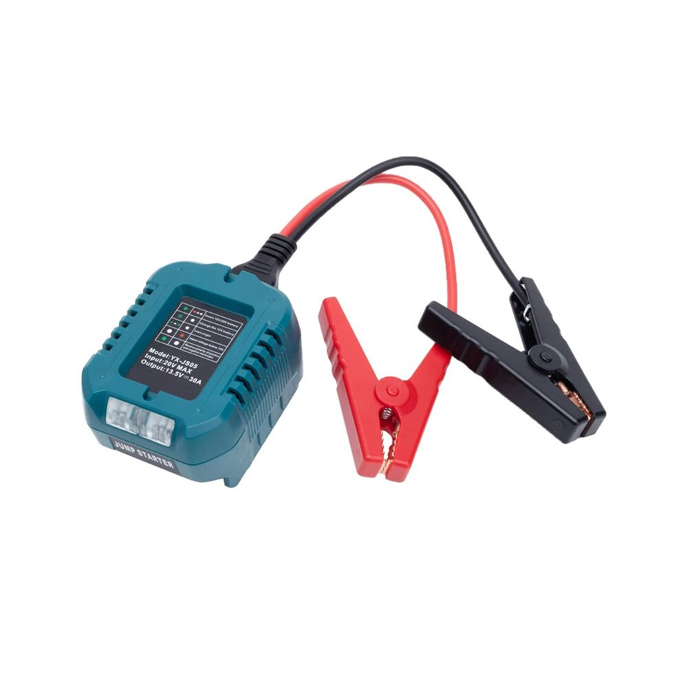 Car Jump Starters Adapter For 18V Lithium Battery Booster Car Cable Emergency Power With Clip Auto Accessories 6031370478797