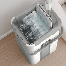 Magic Mop Bucket Set - 360 Flat , Wet Dry Cleaning Tool for Home, Kitchen, Bathroom Floors