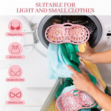 Silicone Bra Washing Bag, Anti Deformation Wash Bag, Reusable Bra Laundry Bags for Washing Machine and Dryer