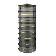 Folding Dry Rack Vegetable Dryer Drying Net for Fish Hanging Basket with Mesh Flowers Buds Plants Organizer 8 Layer