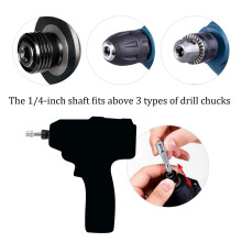 2X 4 Inch Drill Power Brush Tile Scrubber Scouring Pads Cleaning Kit, Heavy Duty Household Cleaning Tool