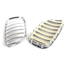 51137113733 Car Grilles Anti-Scratch ABS Car Front Hood Grill Racing Grills for X5 E53 04-06 Car Parts 51137113734