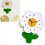 Flower-Shaped Acrylic Wall Clock350g 6