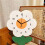 Flower-Shaped Acrylic Wall Clock350g 7