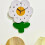 Flower-Shaped Acrylic Wall Clock350g 8
