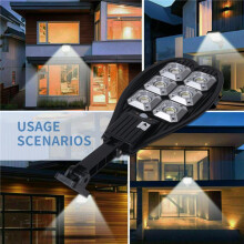 6000 Lumen Neueste Draussen Solar LED Licht 3 Modus Solar Lampe für Den AußEnbereich, Bewegungs Sensor, Wasserdichter Solar Garten StraßEn Laterne
